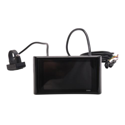 Electric Bike Display 24V-72V Waterproof LCD S966 Controller Panel Dashboard,SM Connector