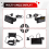 Electric Bike Display 24V-72V Waterproof LCD S966 Controller Panel Dashboard,SM Connector 10