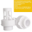 For 10184 Hose Drain Plug Connector Replacement Round Swimming Pool /Garden Plug-2 Pack 8