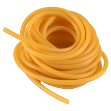 Tubo de látex natural de 10 m, elástico, industrial, para uso doméstico, hospitalario y laboratorio, 6 mm x 9 mm.