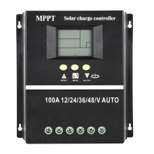 PWM 100A 12V 24V 36V 48V AUTOMATYCZNY regulator ładowania paneli słonecznych Ładowarka akumulatorów PV z LCD MPPT