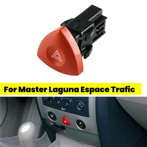 Hazard Warning Emergency Light Switch Button for Master Espace Trafic Vivaro 8200442724,93856337 2
