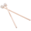 1 Pair Drum Mallet Stick Felt Head Timpani Big Hammer for Percussion Instrument 2