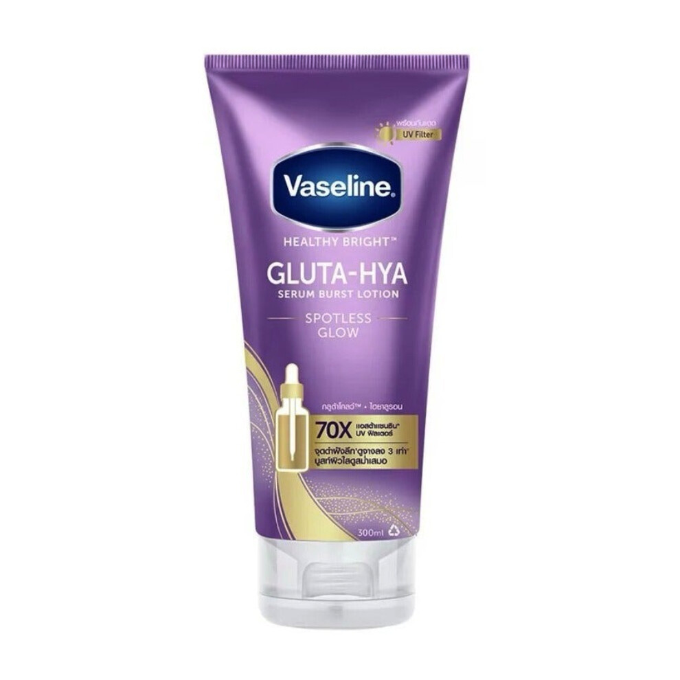 Vaseline Gluta+Hya Serum Burst Lotion Spotless Glow |Daily Moisturizer & Skin Hydration - 290ml
