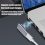 Magnetic USB C Adapter Type C/DC5521 to 2 Connector PD Quick Charge for Air/Pro 4