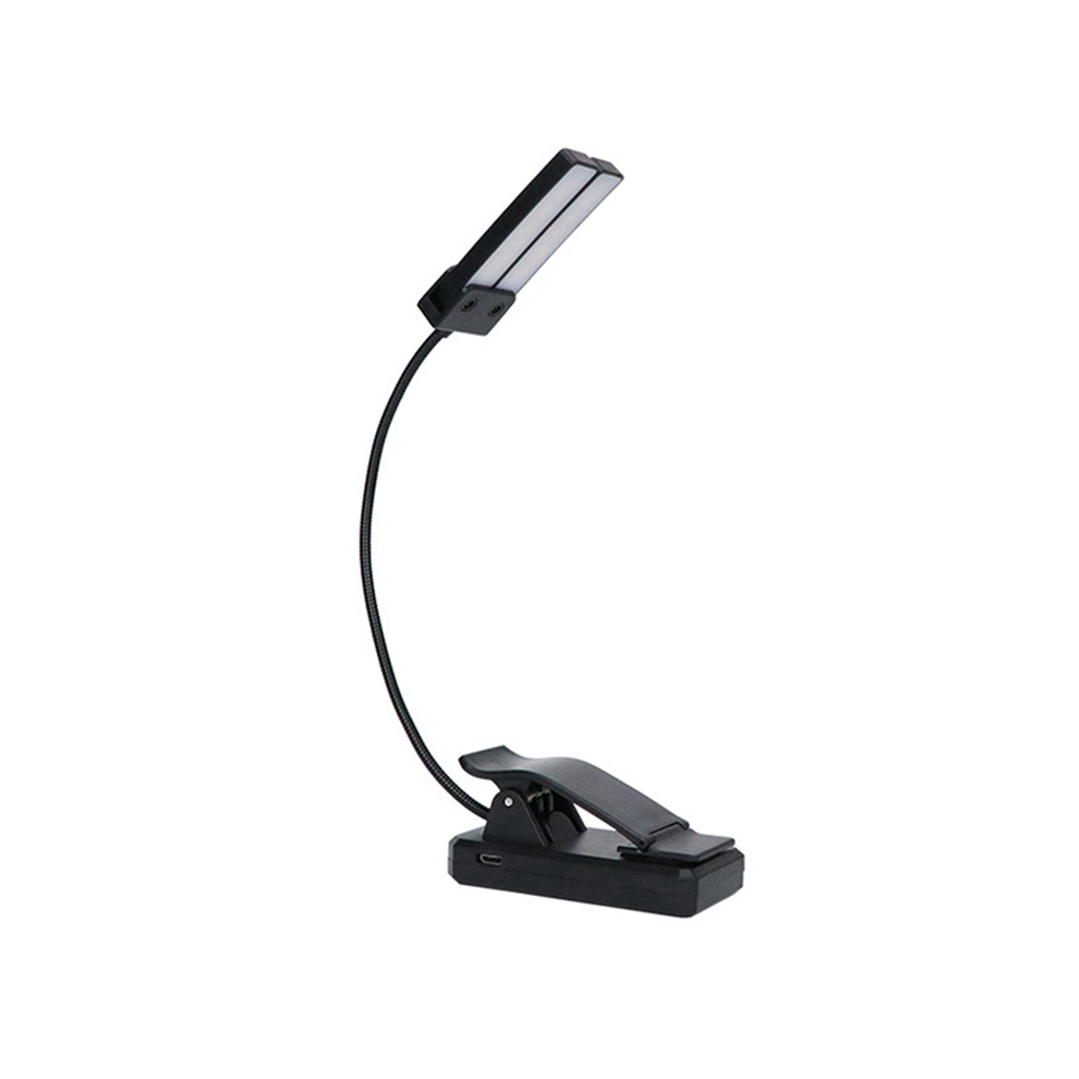 Double-Headed Rechargeable, Portable Music Stand Clip-On Eye Care Book Light 4852514307870