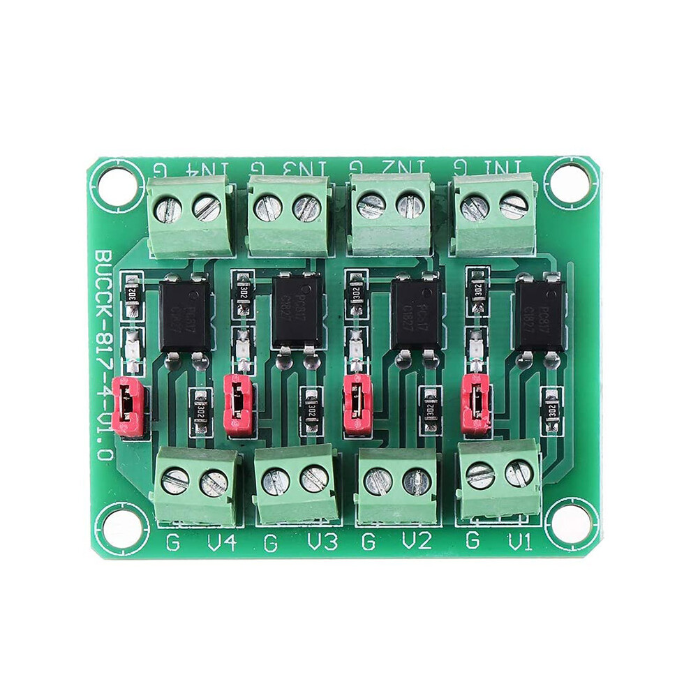 817 Optocoupler 4 Channel Voltage Isolation Board Control Switching Driver Module Optical 4852514313901