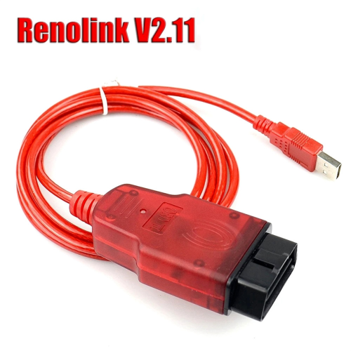 For Renolink V2.11 OBD2 ECU Programmer for Key Coding/ Link USB Diagnostic Cable 2