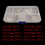 250Pcs Micro-Tactile Tact Push Button Switch Assorted Kit 2P 4 Pin SMD PCB Momentary Self-Reset Car Remote Control 6