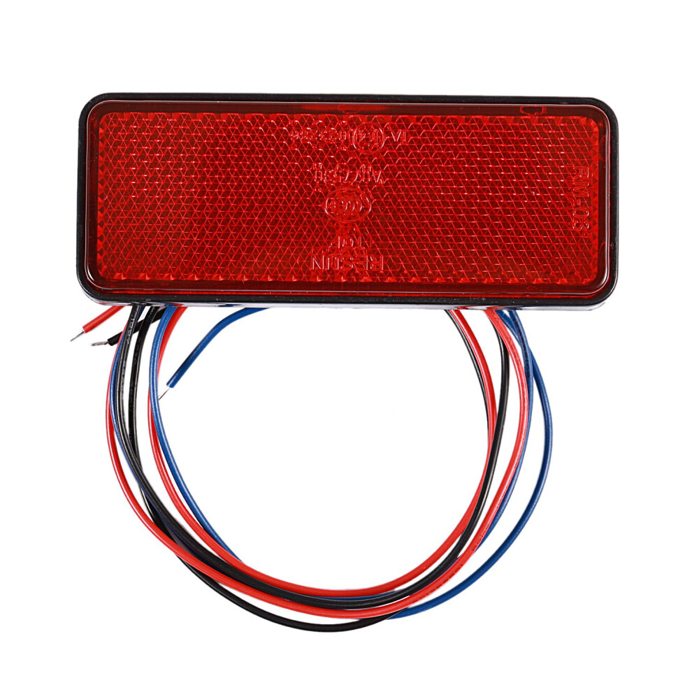 Led Reflector Rear Tail Brake Stop Marker Truck Trailer Suv Red/Light 4852514322149