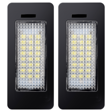 Pair Error Free 24 3528 LED License Plate Light Lamp for E39 E60 E61 E90 5 Series