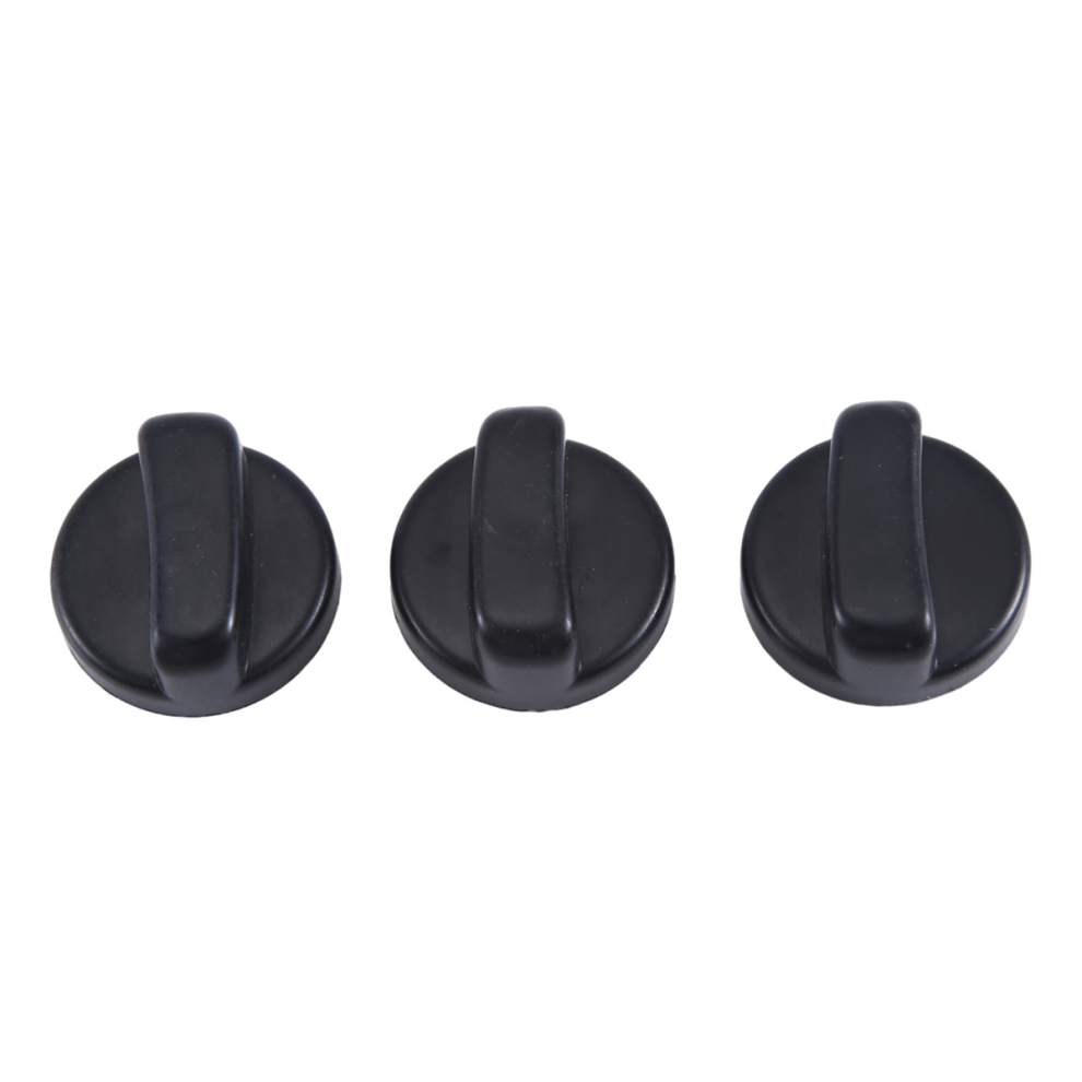 7 Pcs. 8Mm Hole Gas Stove Cooker Rotary Switch Knobs For The Kitchen Black 4852514320695