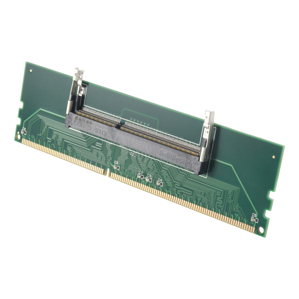 Photos - Cable (video, audio, USB) 1.5V DDR3 204 Pin Laptop SO-DIMM to Desktop DIMM Slot Memory Adapter