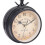 European-Style Double-Sided Wall Clock Classic Clocks Monochrome 9