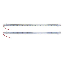 2x 50CM 12V 36 LED 5630 SMD Harde Strip Licht Aluminium Behuizing Met Eindkap Wit