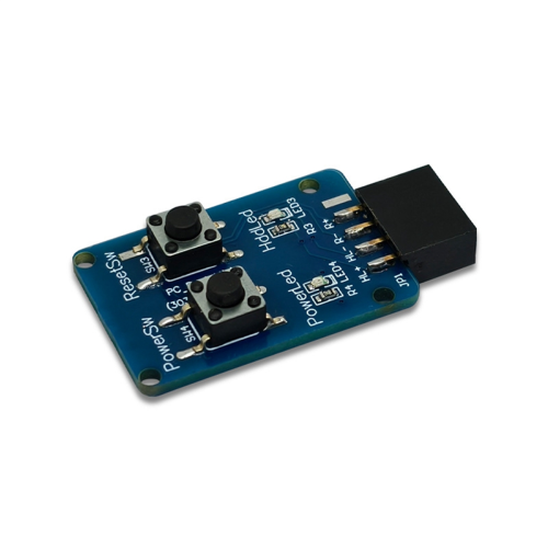 Placa de prueba de arranque de placa base PC-Boot-Mini Botón de encendido/apagado de PC de 9 pines para 2