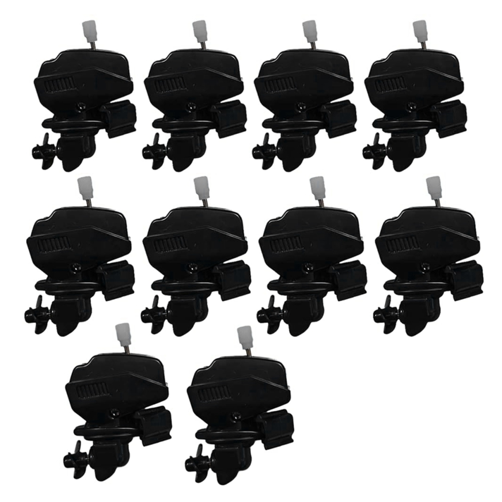 10Pcs Boat Motor Coffee Stirrer, Stainless Steel Clip Drink Mixer, Novelty Miniature Engine 4852514327021