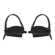 1 par de pedales para bicicleta estática con correas ajustables, accesorios para equipos de fitness, piezas para bicicleta.