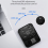 Mini Square Mouse Wireless Computer 3 Mode BT/2.4G/USB Capacitive for PC Laptop Notebook Desktop Black 11