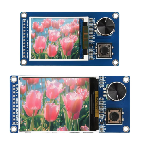 2.4-Inch TFT Display Screen with Ec11 Rotary Encoder Combination Module SPI Interface LCD Electronic Kit 2