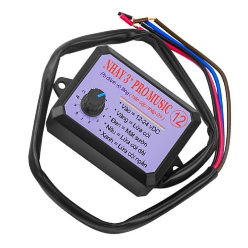 12V-24V 12 Sound Musical Electronic Horn Controller 3+Pro Speaker Control Box Unit with Volume Switching 2