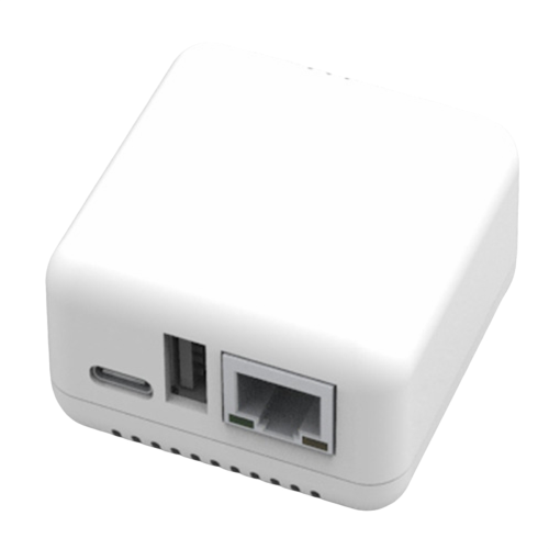 1PCS NP330 Network USB 2.0 Print Server USB2.0 Mini Printer 100Mbps RJ45 Connection for Androids Phones EU Plug