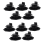 10Pack Adjustable Deck Support Pedestal Foundation Base for Floating Platform Floor Height 1