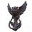 Mystical Owl Cast Door Knocker,Antique Handle Courtyard 2