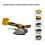 Tile Tiling Machine High Loading Capacity Wall Floor Laying Vibrating Tool for 18V Battery(No Battery) 3