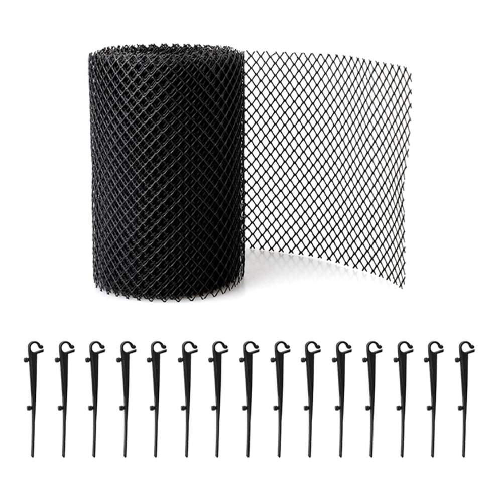 Mesh Gutter Guard Leaf Protection Mat Guttering Block Leaves Prevent Clogging Garden Net 4852514329162