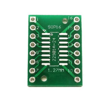 100 Teile/los TSSOP16 SSOP16 SOP16 zu DIP16 Transfer Board DIP Pin Pitch Adapter PCB