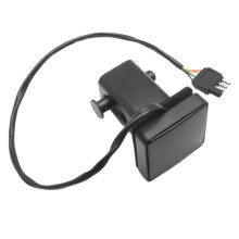 Osłona na światło hamowania DRL 2-calowa, przyciemniana, 15 diod LED, pasuje do holowania i ciągnięcia przyczepy z bolcem 12 V