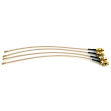 Confezione da 4 cavi coassiali Wi-Fi RG-178 a bassa perdita U.FL(/IPX) Mini PCI a RP-SMA femmina