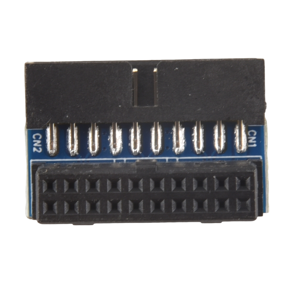 Usb 3.0 90 Degree Adapter 20Pin Male To Female L Turn Right Angle Power Motherboard Down Angled Black 4852514339246
