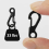 Mini Alloy Carabiner Clip Tiny Spring Snap Hook Carabiners for Backpack Keychains Accessories(Silver) 7