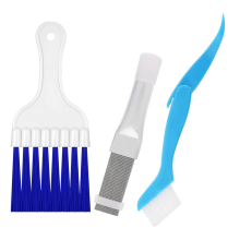 Air Conditioner Condenser Fin Comb Cleaner Kit, Brush Evaporator Radiator Repair Tool