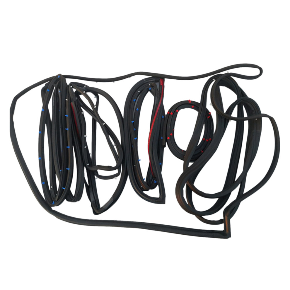 6Pcs Door Rubber Seal Doorpost Strip For Montero V31w V43w Mr120675 Mr120676 Mr120677 Mb669334 4852514338720