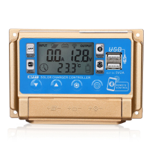 Kontroler solarny adaptacyjny MPPT z Bluetooth 12V/24V Regulator ładowania - 30A