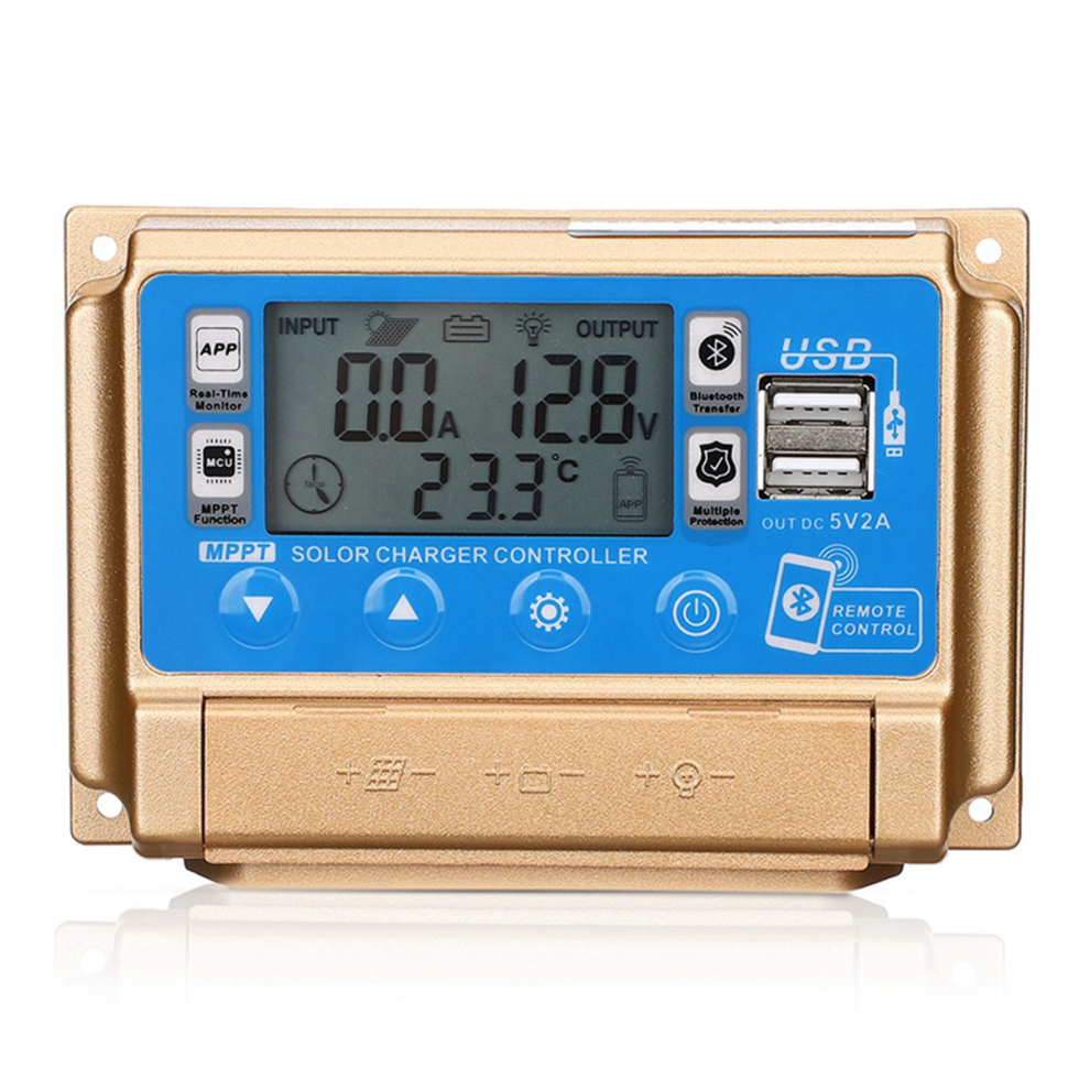 Solar Controller Adaptive Mppt With Bluetooth 12V/24V Charge Controller-30A 4852514346077