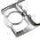 4L0864260 Front Console Chrome Frame Trim for 2007-2015 Gear Shift Panel Decorative Cover 4L0864260A 8