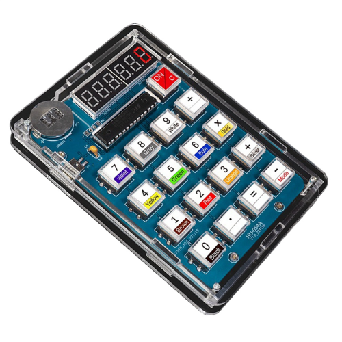 DONGKER Kit di Saldatura Fai da Te con calcolatrice 6 cifre, Saldatura per Esercitazione con display, Kit Elettronico per Studenti di Scuole Superiori e Università, Regalo Educativo Uso Quotidiano