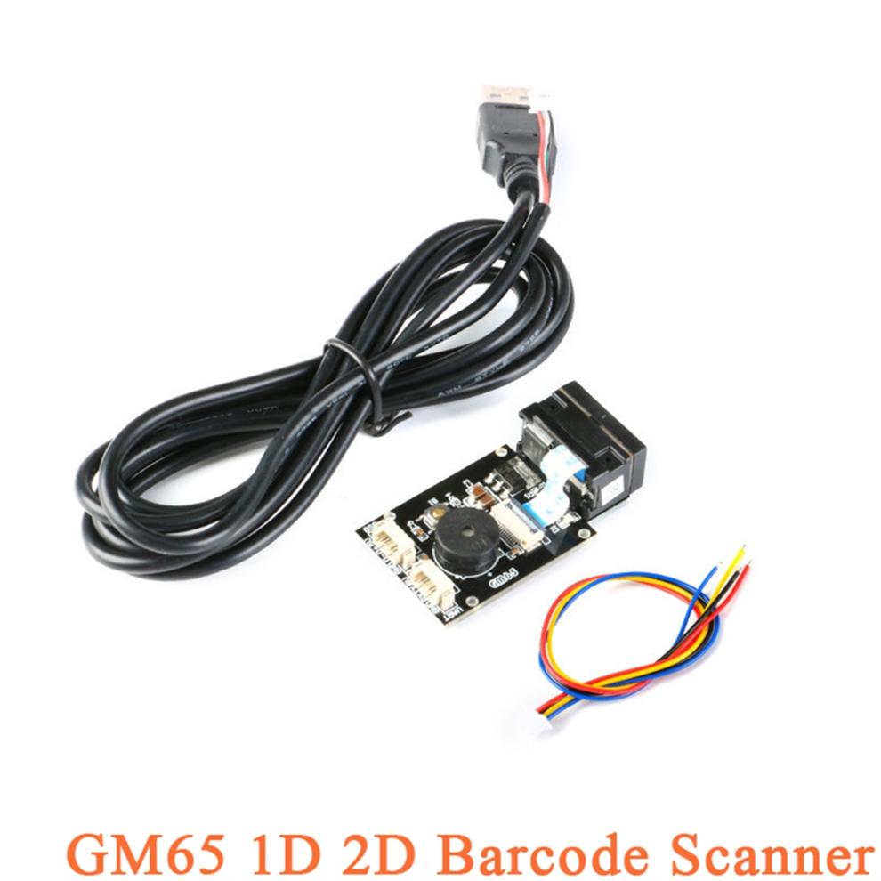 GM65 USB Wired Barcode Scanner 1D 2D Bar Code Reader QR Module CMOS ...