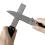 Double Sided Diamond Sharpener, Handheld Fine Coarse Diafold Blades Sharpening Stone 400/600 Grit Black 8
