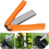 Double Sided Diamond Sharpener, Handheld Fine Coarse Diafold Blades Sharpening Stone 400/600 Grit Black 4