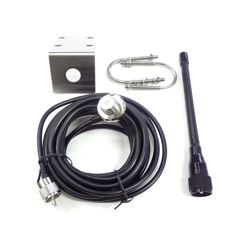 Vhf Marine Antenna 156-163Mhz Rubber Waterproof Mast Aerial With 5M Rg-58 Cable For Boat Sailboat Yacht 4852514350708