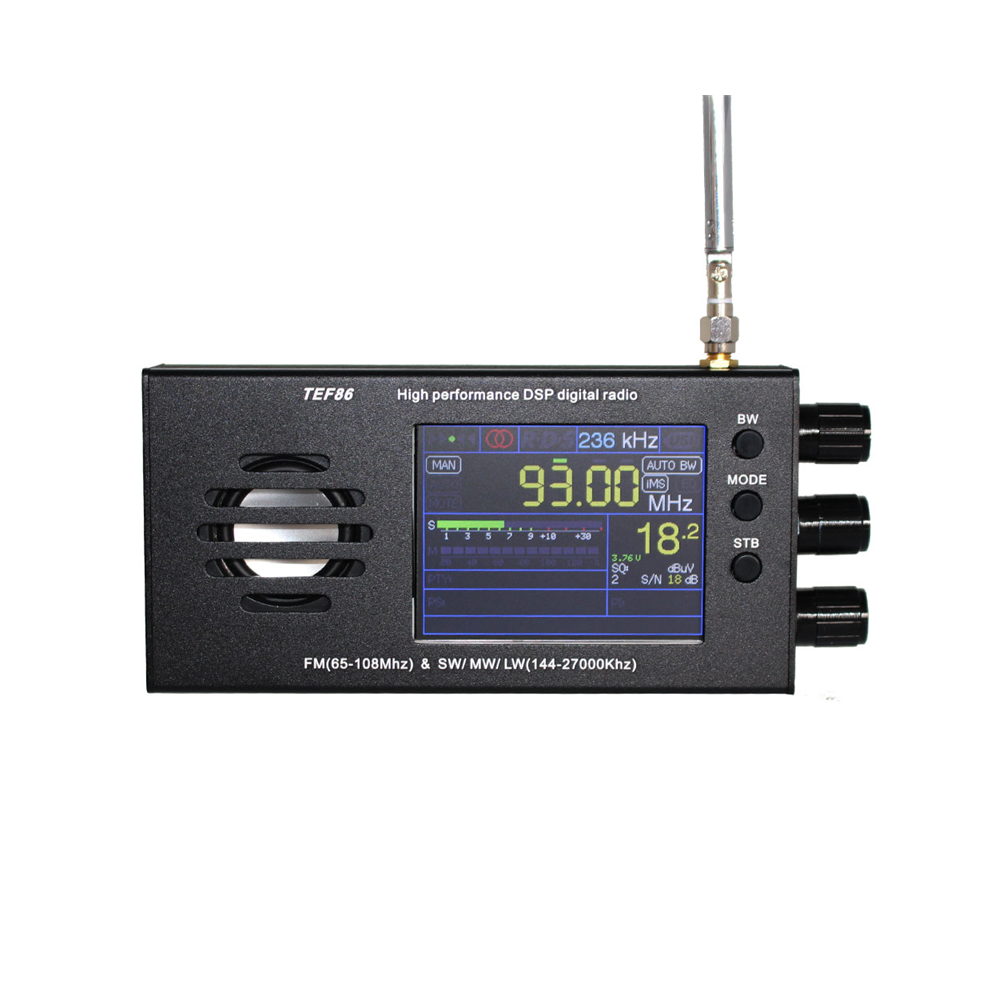 Photos - Radio / Clock 3.2 Inch LCD Screen TEF6686 Digital Radio Receiver FM(65-108Mhz)&SW/MW/LW with Battery(144-27000Khz)