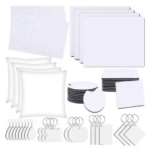 82 stuks sublimatie blanks productenset, kerst knutselset DIY hitte printpatroon