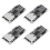 4PCS USB-C PD Trigger Board Module PD/QC Decoy Fast Charge USB Type-C to 12VPower Delivery Boost 2