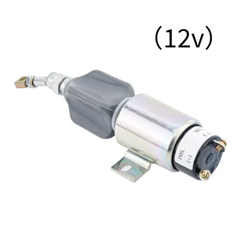 12V Generator Set Engine Stop Solenoid Valve Excavator Fire Extinguisher Flameout Switch 2