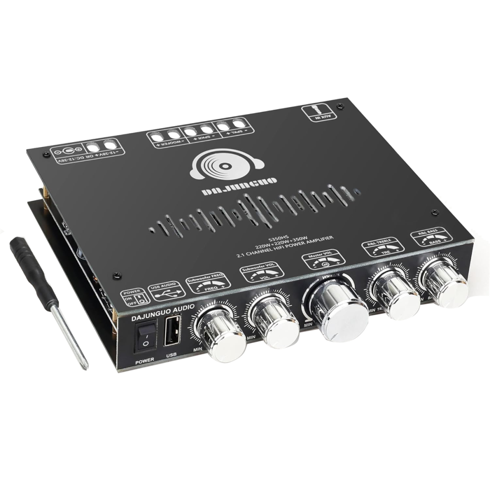 S350hs Tpa3251 Bluetooth Power Amplifier Board With Subwoofer 2.1 Channel 220Wx2+350W, Audio Module 4852514362947
